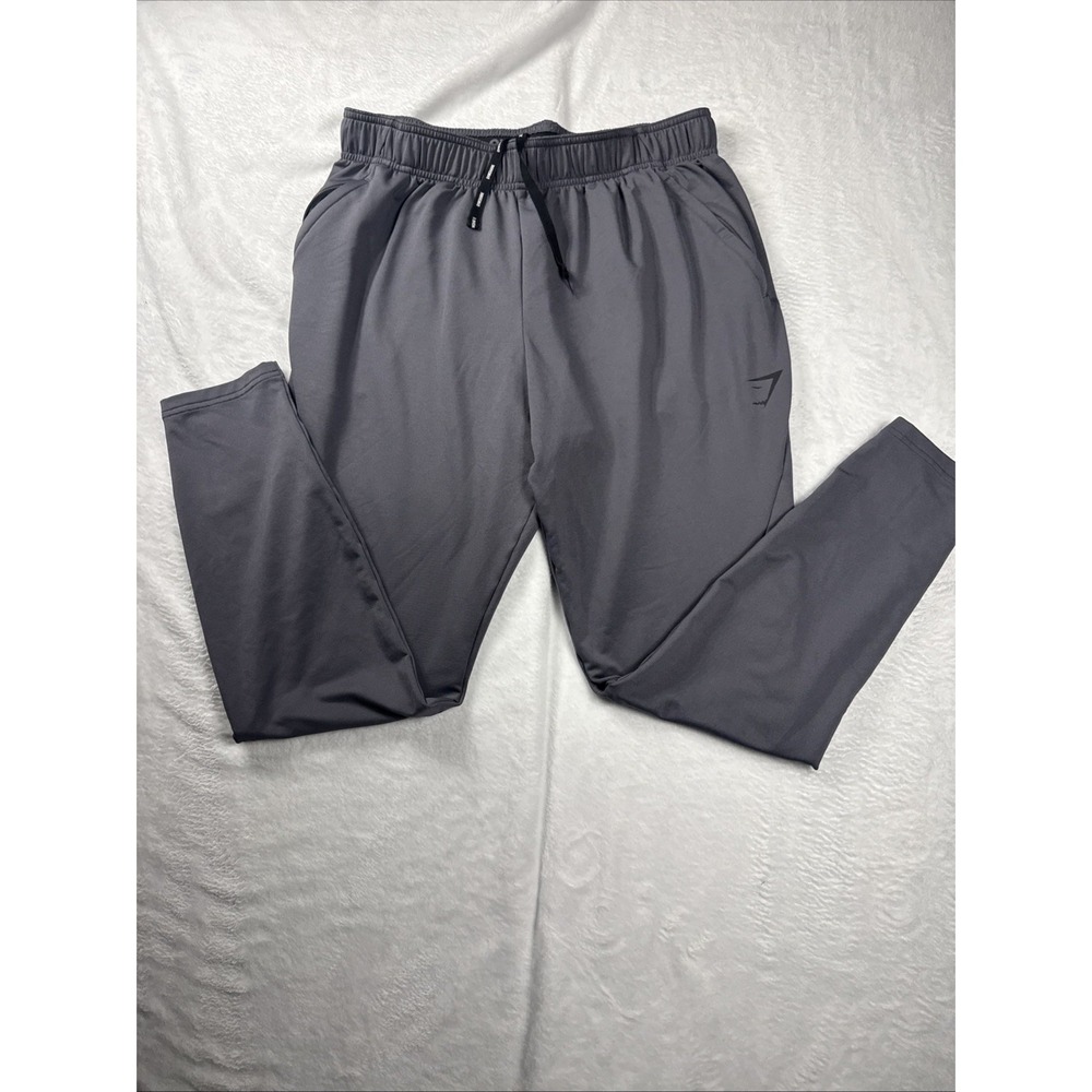 Gymshark Jogger Pants Men L 32x29" Leg Elastic Waist Performance Gym Workout